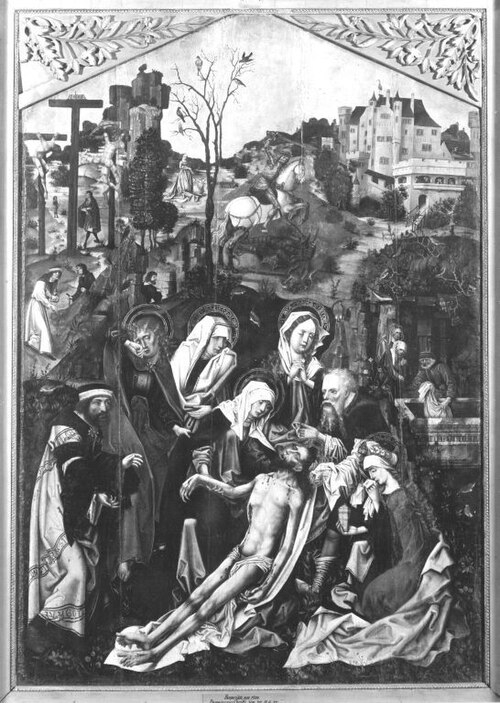 Lamentation of Christ, 1490, Niklas Schlesitzer