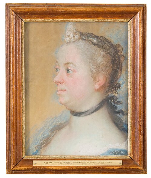 Countess Ulrika Lovisa Tessin, née Sparre, , Gustaf Lundberg