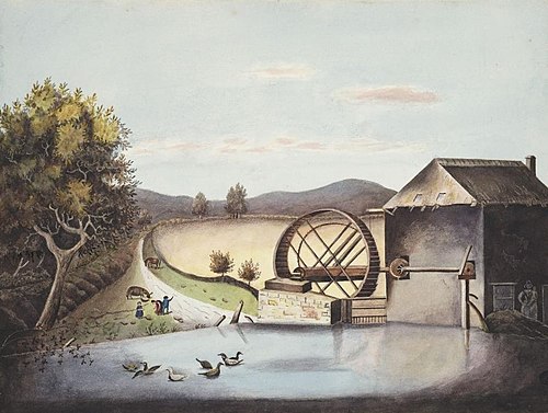 A Factory nigh Aberystwith, 1840, Welsh Primitive