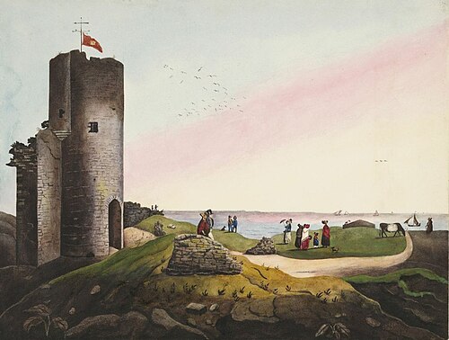 Aberystwith Castle, 1840, Welsh Primitive