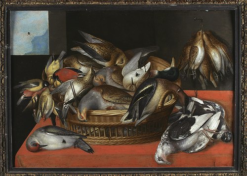 Stilleben på döda fåglar, 1618, Peter Binoit