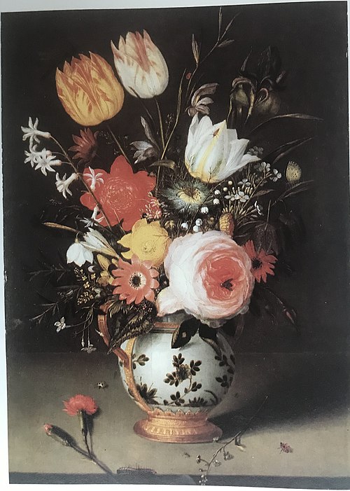 Flowers in a Wan-Li Vase, 1620, Peter Binoit