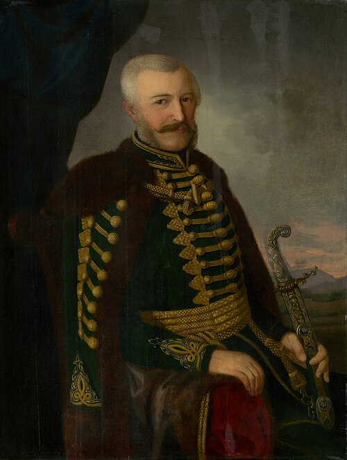 Portrait of J. Szmrecsányi, 1844, Jozef Božetech Klemens