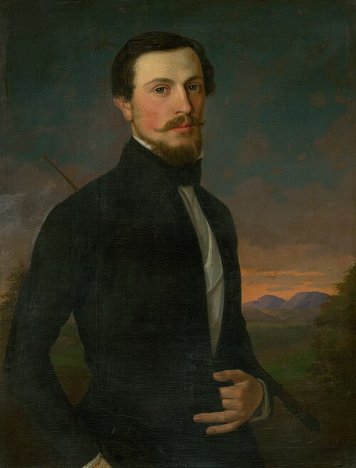 Portrait of Young Man, 1853, Jozef Božetech Klemens