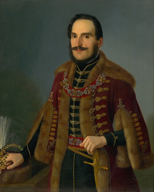 Portrait of Antal Roch, 1846, Jozef Božetech Klemens