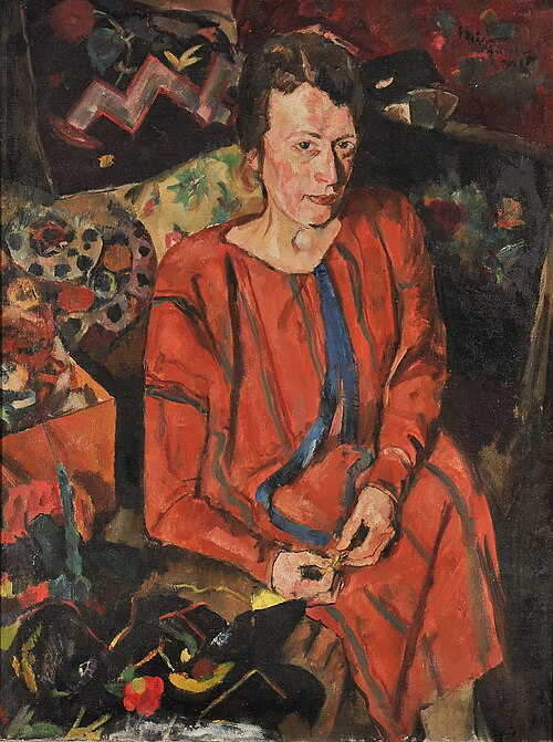 Bildnis der Malerin Elsa Hoffmann, 1925, Erich Büttner