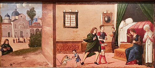 Artémise buvant les cendres de Mausole, 1550, Cima da Conegliano