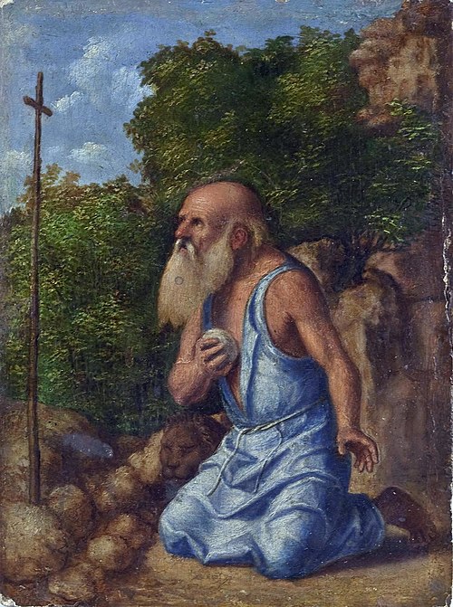 Saint Jérôme dans le désert, 1500, Cima da Conegliano