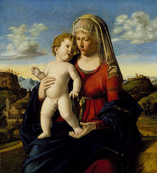 Vierge à l'Enfant., 1496, Cima da Conegliano