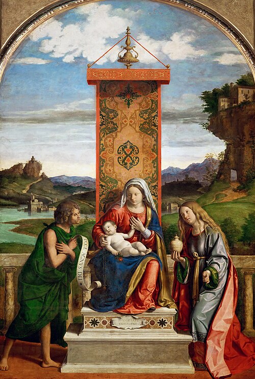 Madonna and Child with John the Baptist and Mary Magdalene, 1511, Giovanni Battista Cima da Cone
