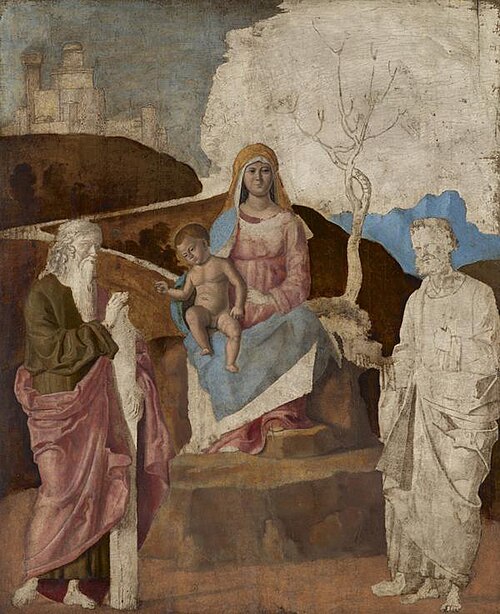 The Virgin and Child with Saint Andrew and Saint Peter, 1510, Giovanni Battista Cima da Cone