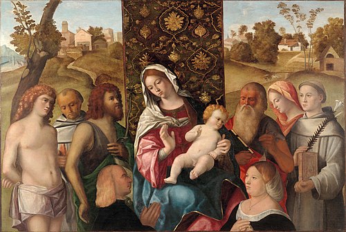 Sacra Conversazione with donors, 1515, Cima da Conegliano