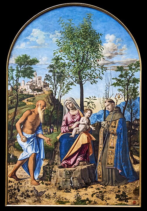 Madonna of the Orange Tree, 1496, Giovanni Battista Cima da Cone