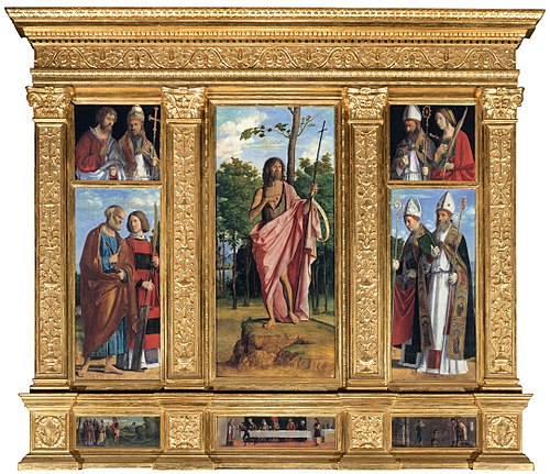 Polittico di san Giovanni Battista, 1509, Giovanni Battista Cima da Cone