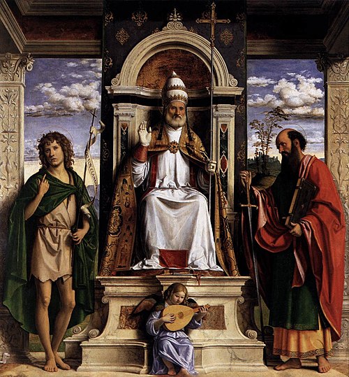St Peter Enthroned with Saints, 1516, Giovanni Battista Cima da Cone