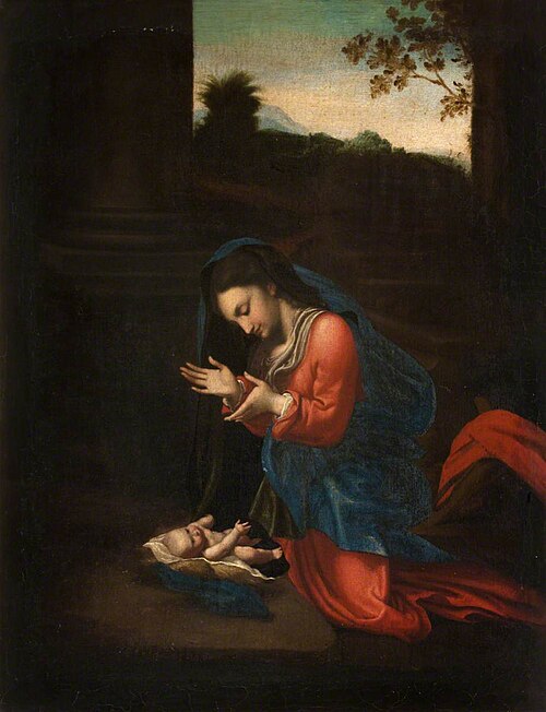 The Adoration of the Virgin, , Le Corrège