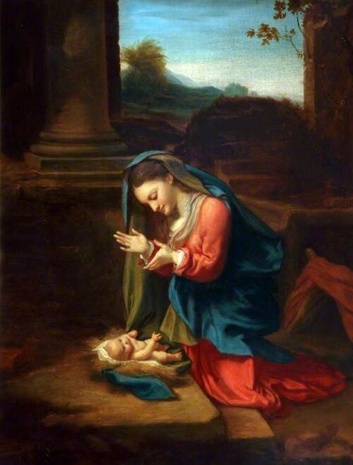 Madonna and Child, , Le Corrège
