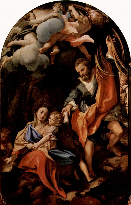 Madonna della Scodella, 1528, Le Corrège