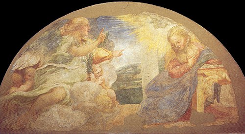 L'Annonciation, 1525, Le Corrège