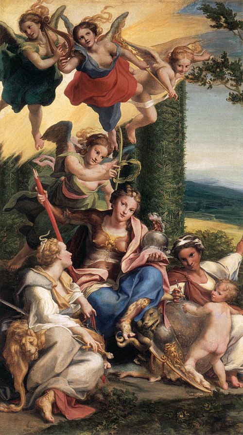 Allégorie de la Vertu, 1531, Le Corrège