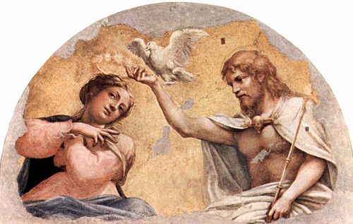 Le Couronnement de la Vierge, 1521, Le Corrège