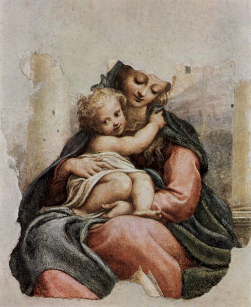 Madonna with child, 1523, Antonio da Correggio