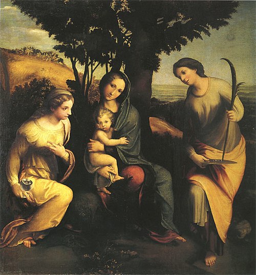 Madone d'Albinea, 1517, Le Corrège