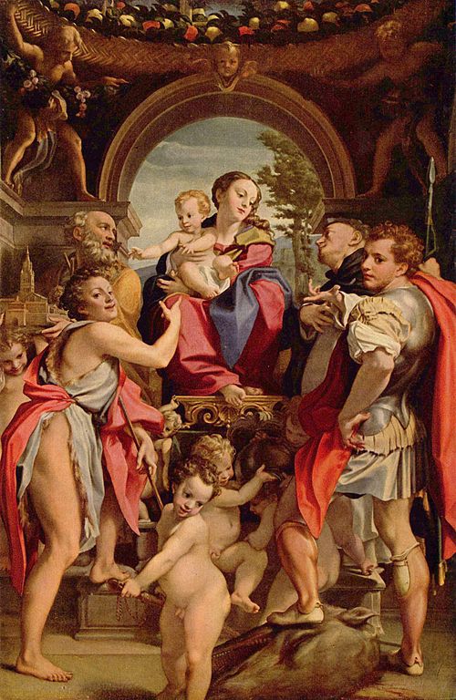 Madone de San Giorgio, 1530, Le Corrège