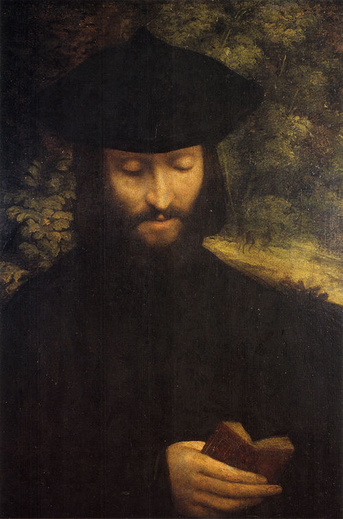 Portrait d'un homme avec un livre, 1522, Le Corrège