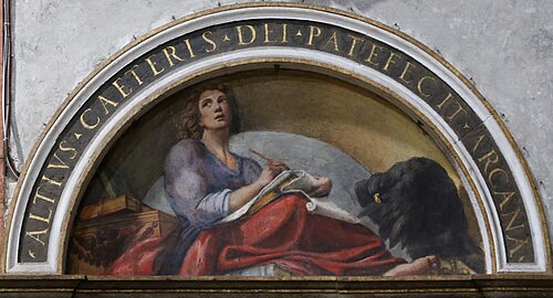 Saint Jean et l'aigle, 1520, Le Corrège