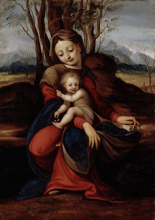 Vierge à l'Enfant, 1515, Le Corrège