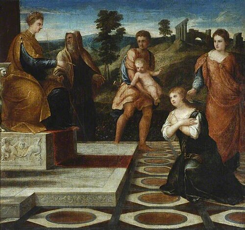 The Judgement of Solomon, , Giorgione