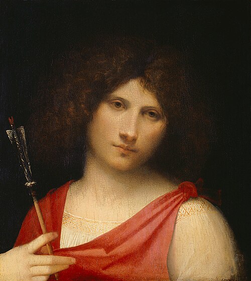 Young Man with Arrow, 1505, Giorgione