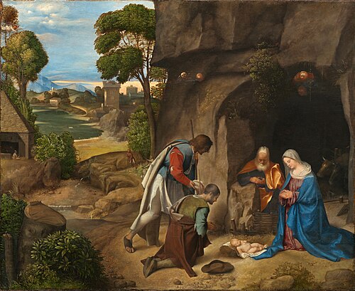 Adoration of the Shepherds, 1507, Giorgione