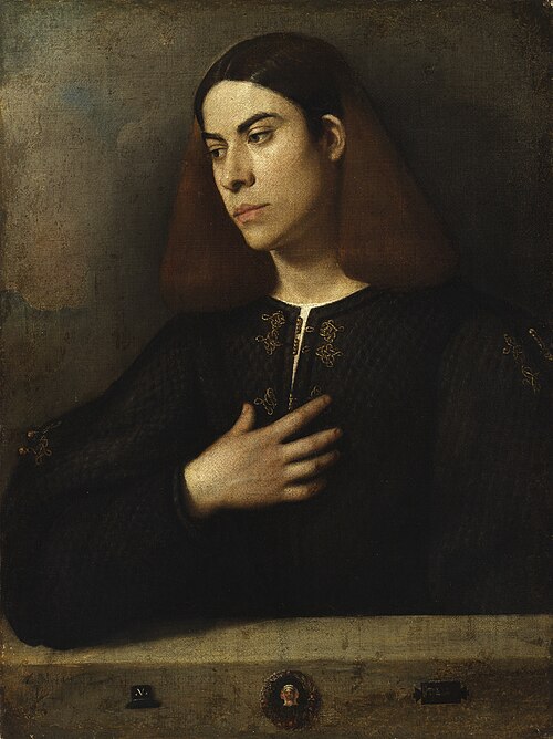 Portrait of a Youth, 1500, Giorgione
