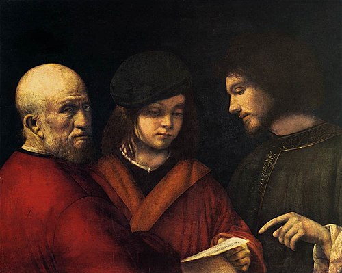 The Three Ages of Man, 1500, Giorgione