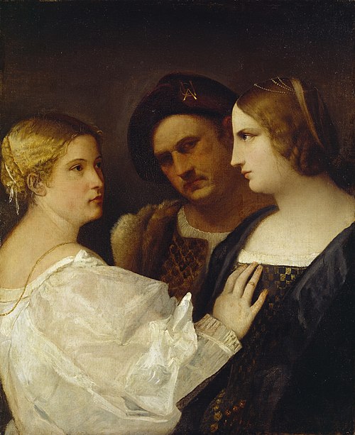 triple portrait "Jalousie", 1510, Giorgione