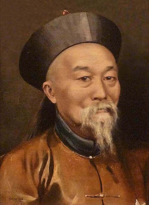 油画李鸿章像, 1899, Hubert Vos