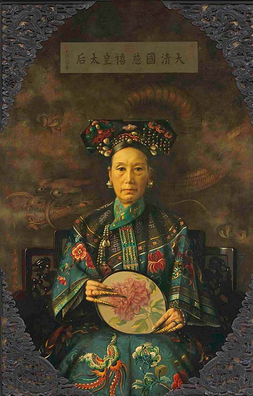 H. I. M., the Empress Dowager of China, Cixi, 1905, Hubert Vos