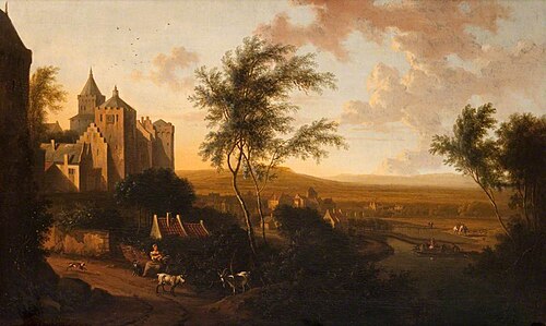 Landscape at Cleve, , Isaac de Moucheron