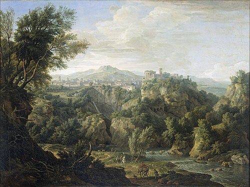 Vue de Tivoli, 1725, Isaac de Moucheron