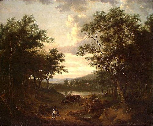 Woodland Scene, 1714, Isaac de Moucheron