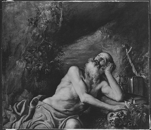 Hl. Hieronymus in der Einöde (?), 1637, Diego Polo