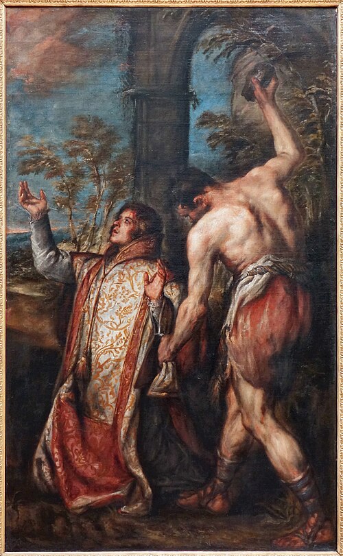 Le martyre de saint Etienne, 1635, Diego Polo