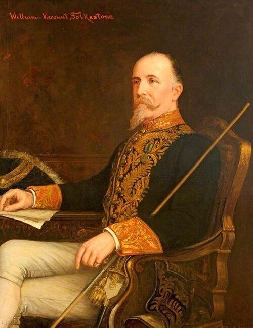 William Pleydell-Bouverie (1841–1900), Viscount Folkestone, 1888, Lajos Bruck