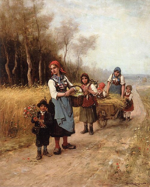 Going to the Market, , Lajos Bruck