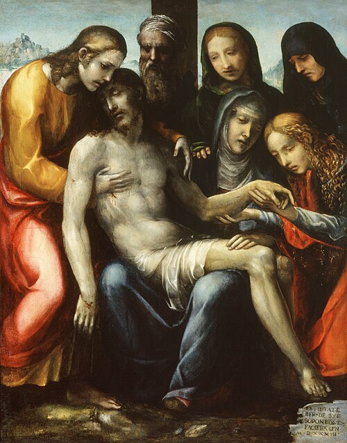 Lamentation of Christ, 1533, Le Sodoma