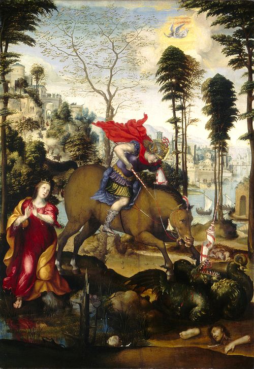 Saint George and the Dragon, 1518, Le Sodoma