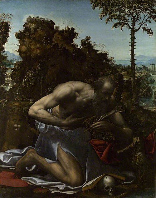 Saint Jerome in Penitence, 1540, Le Sodoma