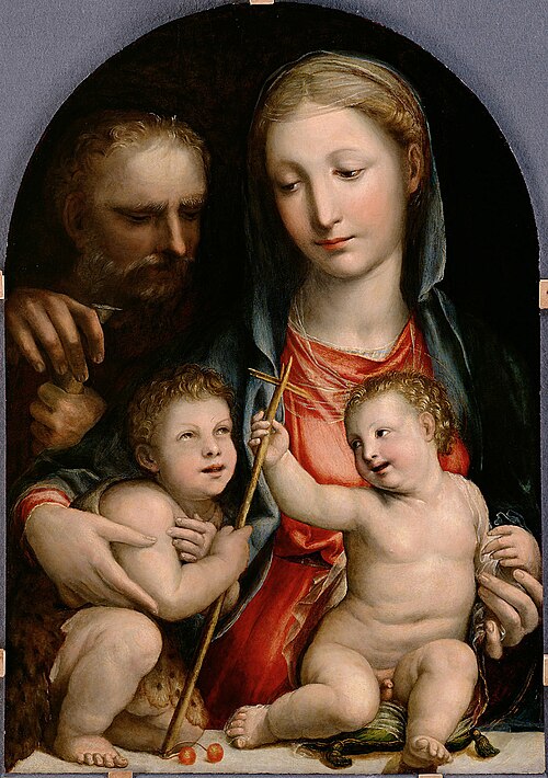 Sainte Famille avec Saint-Jean-Baptiste enfant, 1525, Le Sodoma
